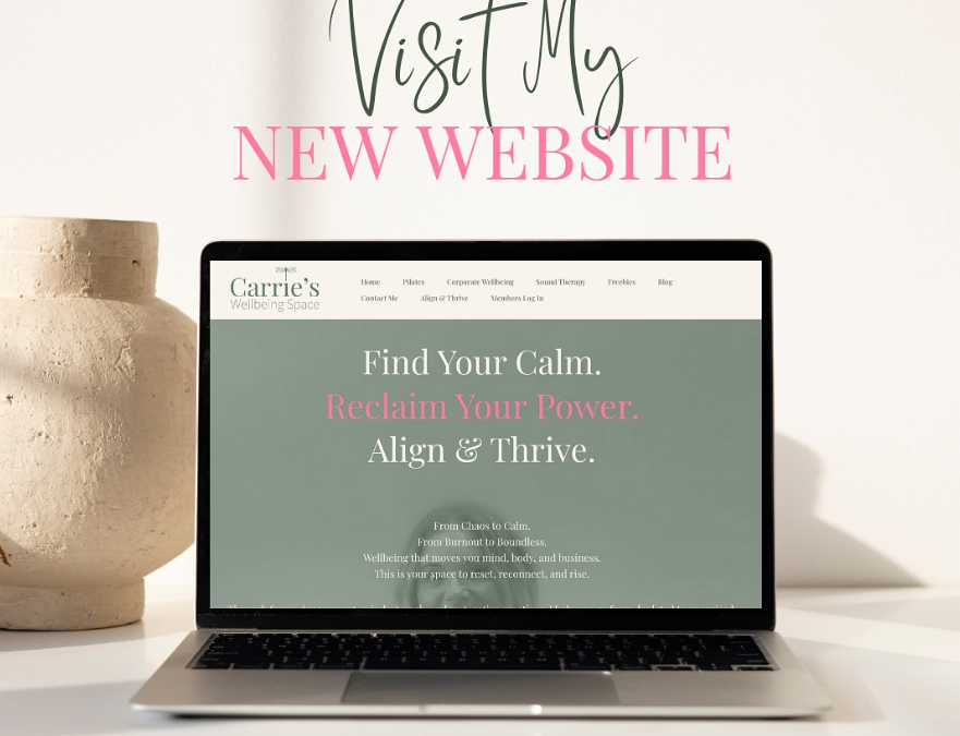 Visit My New Website – Carrie’s Wellbeing Space